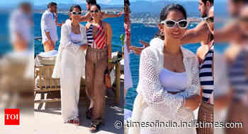 Isha Ambani's effortless elegance at cruise party