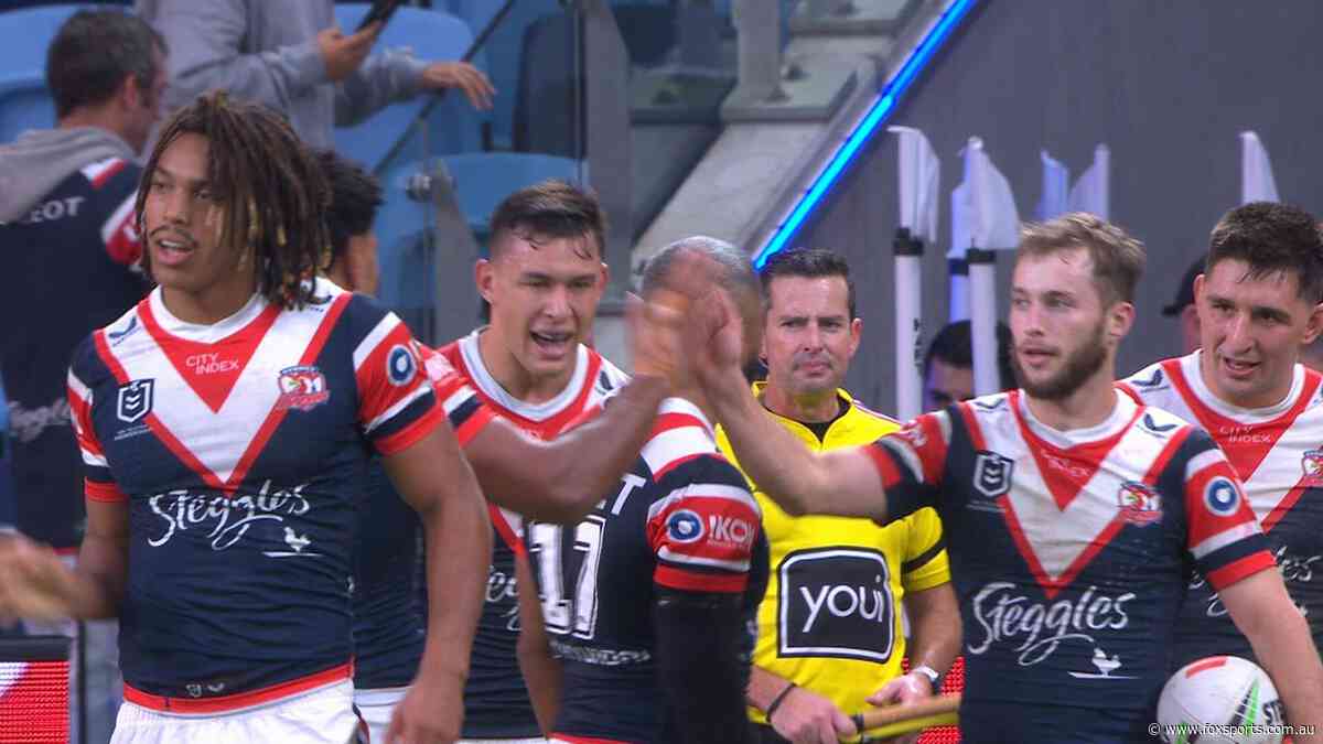 NRL LIVE — Cowboys star sin binned as Roosters lead on back of half’s masterclass