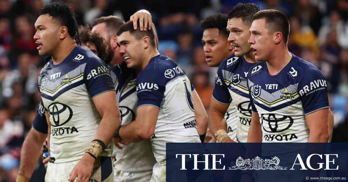 Trailing by 12 and down to 12 men, the Cowboys still upset the high-flying Roosters