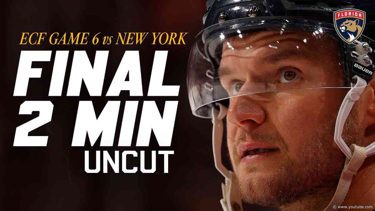 FINAL 2 MIN UNCUT | Panthers Crowned Eastern Conference Champions