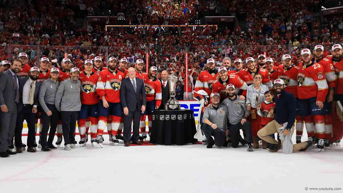 2024 Florida Panthers Eastern Conference Final Trophy Presentation