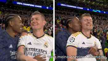 Herzschmerz zum Abschied: Emotionale Bilder von Kroos nach CL-Titel mit Real Madrid