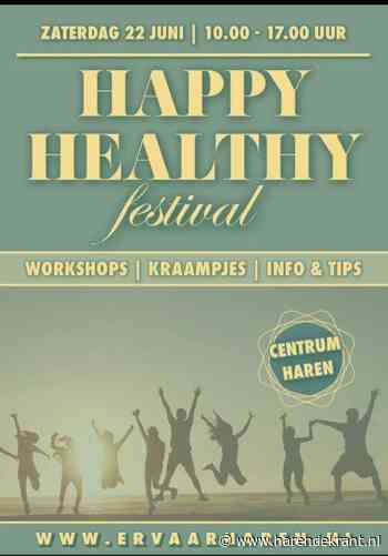 Advertentie: 22 juni Happy Health Festival in Haren