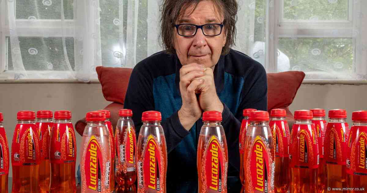 Man who almost died due to 30-year Lucozade habit finally kicks it