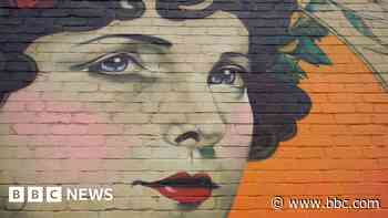 House mural highlights town's street art scene
