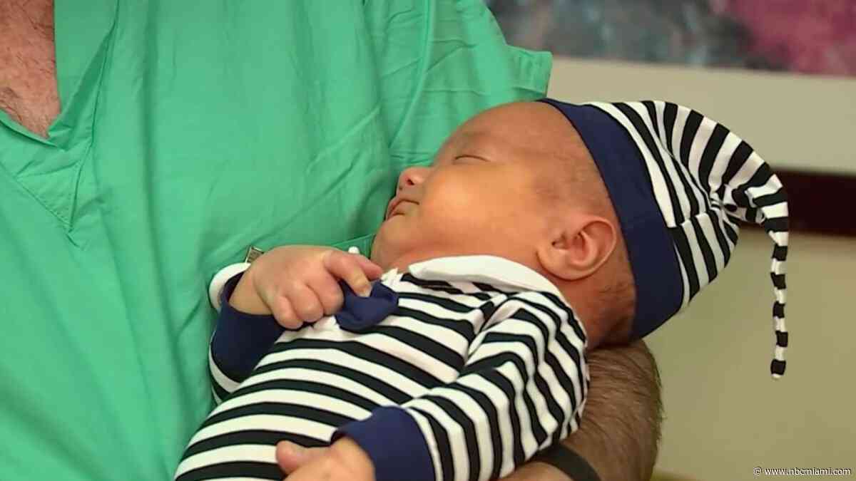 Miracle baby: Jackson Health System doctors perform first in-utero embolization in Florida