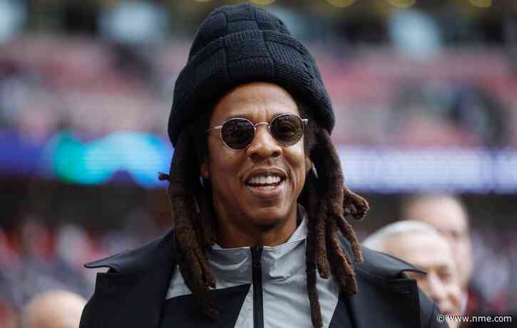 Jay-Z seen at Champions League final at Wembley Stadium