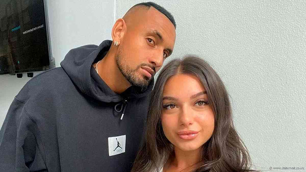 Nick Kyrgios is every inch the doting boyfriend during sweat session with girlfriend Costeen Hatzi