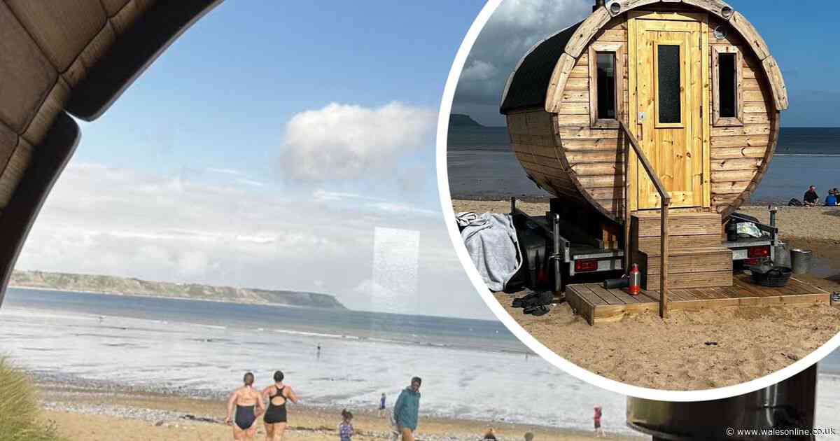 I tried the wood-fired sauna sat on one of Wales’ most beautiful beaches and it was like a mini spa day