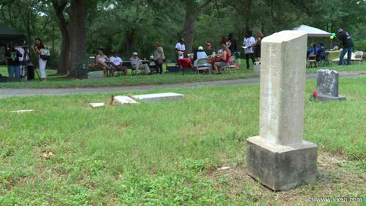 Juneteenth celebration, remembrance day held at Austin's first Black cemetery