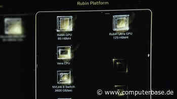Nvidia-Roadmap: 2026 kommt Rubin mit HBM4 und die Vera CPU