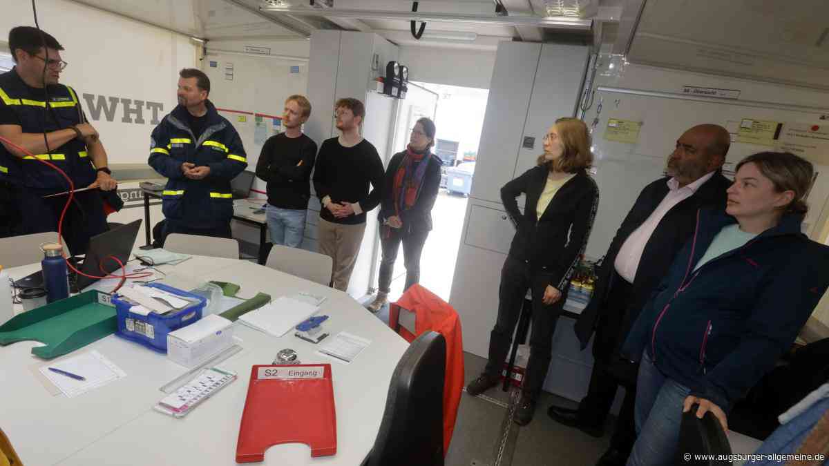 Grünen-Spitze informiert sich in Augsburg über Auswirkungen des Hochwassers