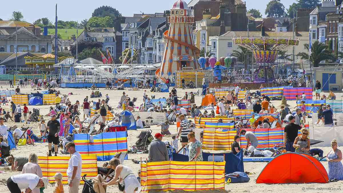 UK weather: Brits flock to parks and beaches as hopes rise of a June heatwave - with temperatures rising above 20C