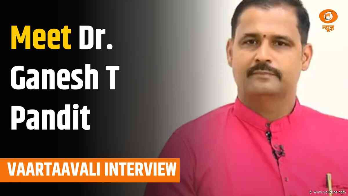 Vaartaavali interview - Meet Dr. Ganesh T Pandit, Joint Director (Academic Projects), CSU, Delhi