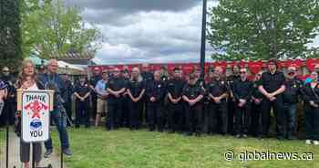 Firefighters honoured for action during 2023 Barrington Lake wildfire