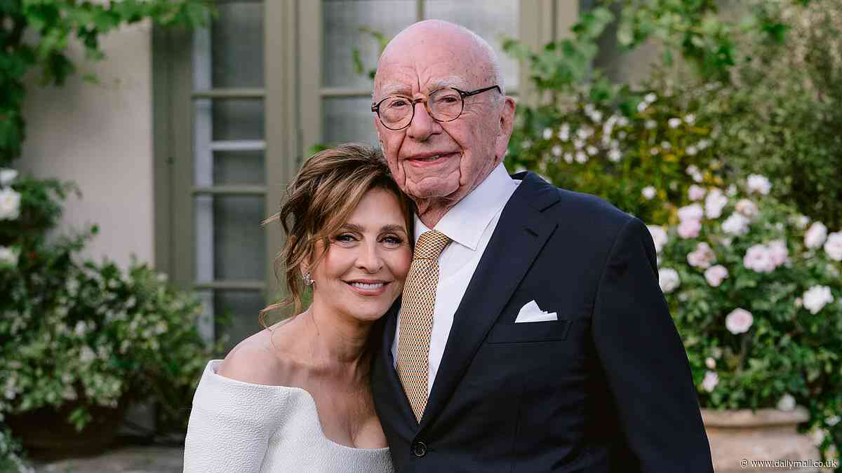 Rupert Murdoch, 93, marries fifth wife biologist Elena Zhukova, 67, at news tycoon's Los Angeles vineyard wedding