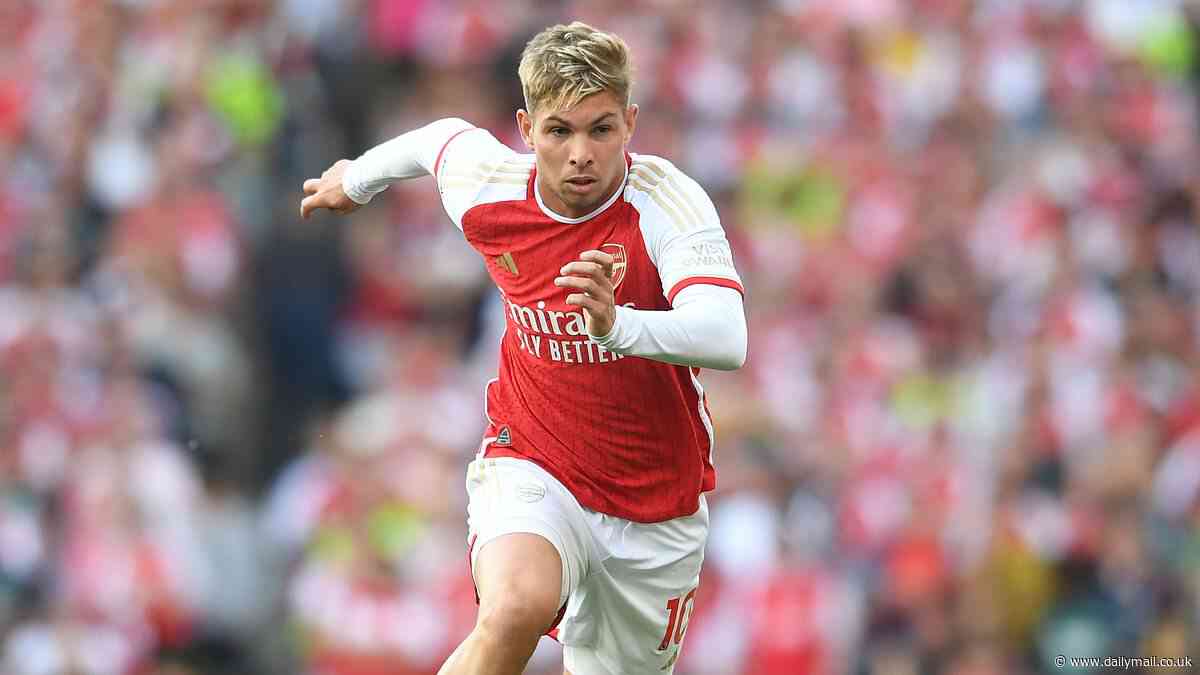 Fulham 'make Emile Smith Rowe a priority transfer target this summer' - as Arsenal 'prepare to offload' several fringe players to boost their spending power