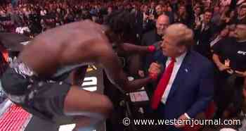 Watch: UFC Fighter Celebrates with Trump After Comeback Victory in Brutal Win