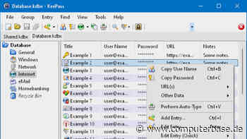Universeller Passwortmanager: KeePass 2.57 bietet Verbesserungen der UI