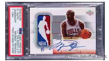 Michael Jordan trading card sets incredible new record as it sells for an eyewatering $2.9MILLION at auction