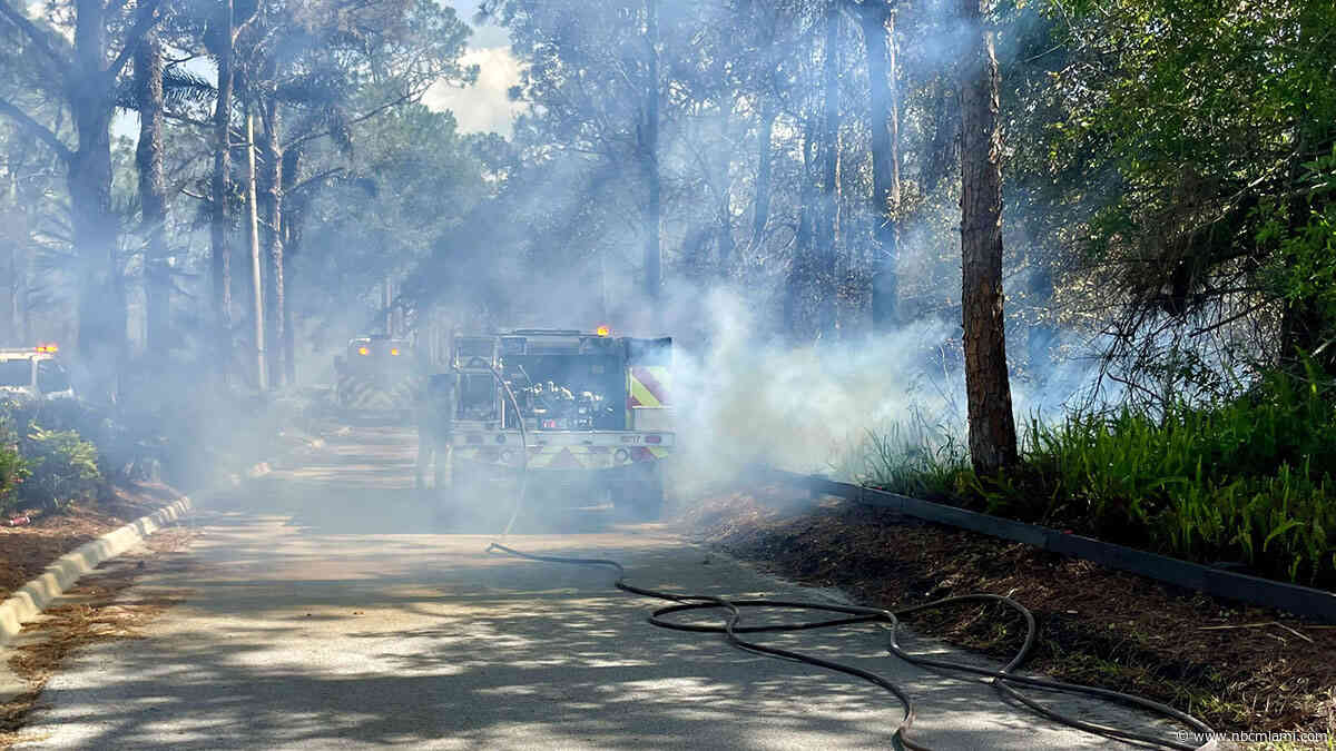 Firefighters battle blazes across drought-stricken parts of Florida