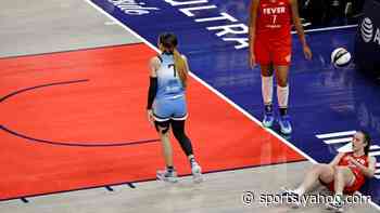 Basketball world reacts to Chennedy Carter's off-ball foul of Caitlin Clark
