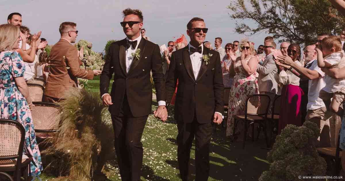 Scott Mills ties the knot with Sam Vaughan in a star-studded ceremony