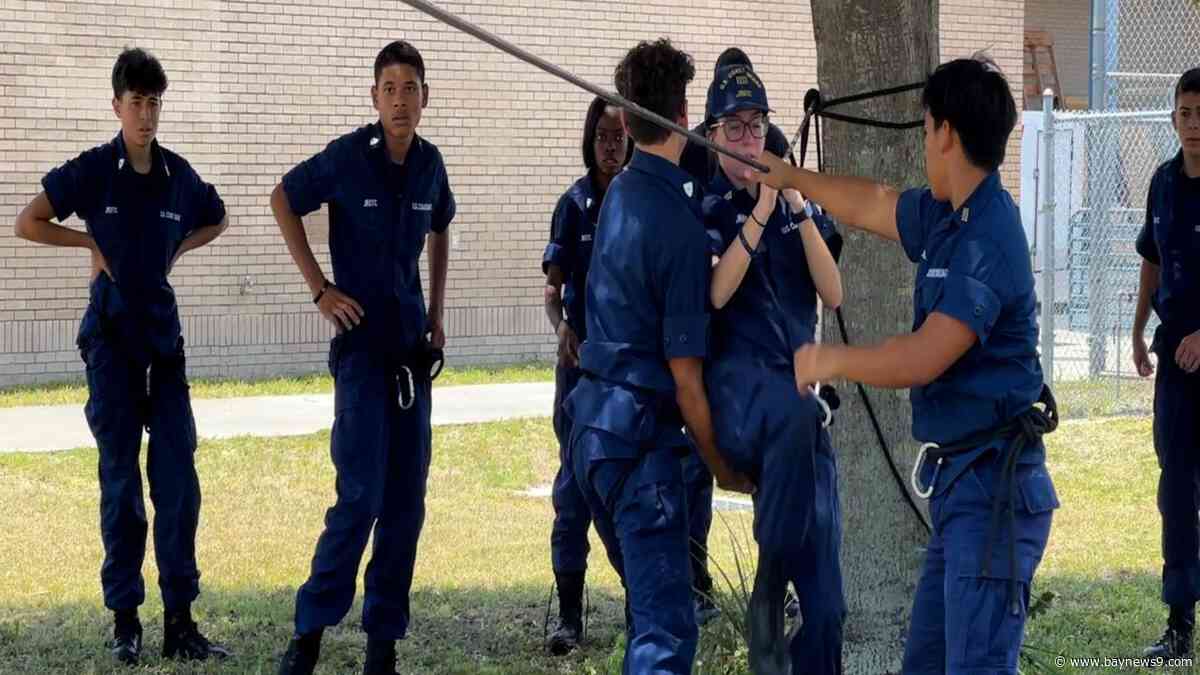Tampa Bay high school features one of 10 Coast Guard-specific JROTC programs in the country