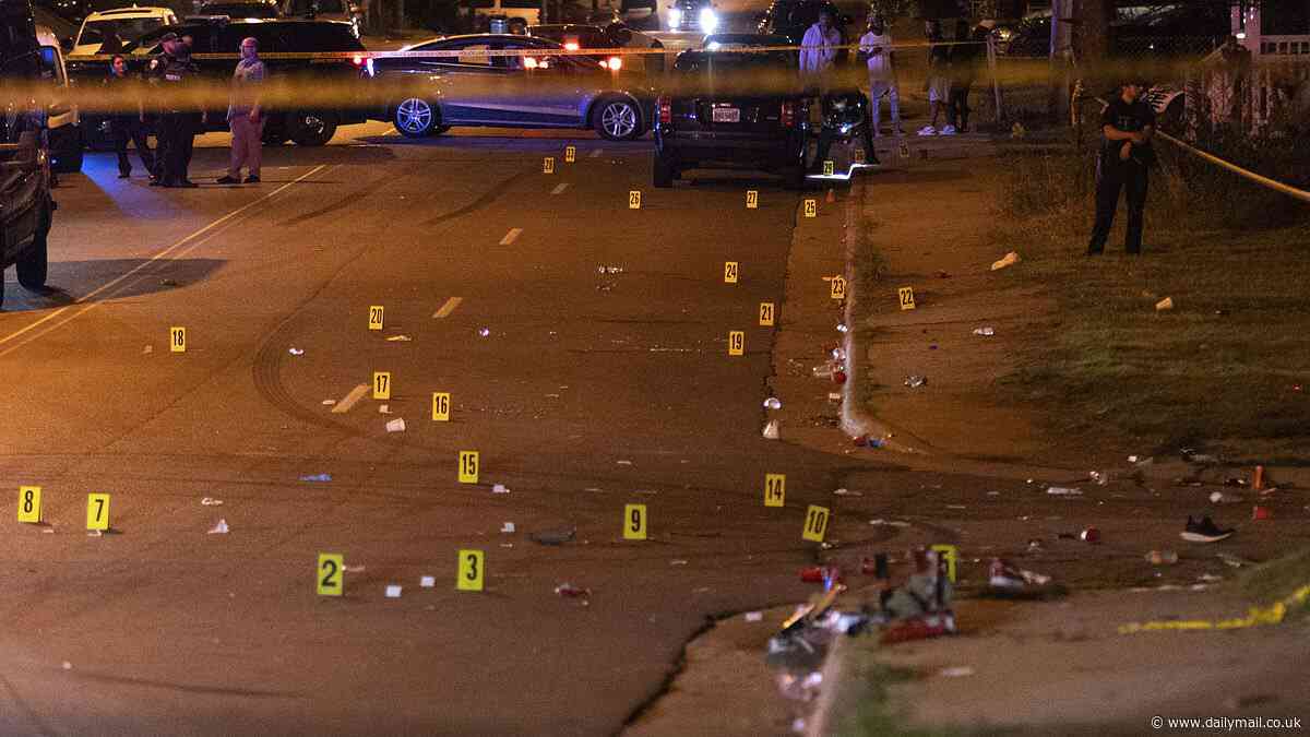 Akron shooting: One person killed and at least 24 injured after gunfire erupts overnight as Ohio cops say 'pain and trauma reverberates across the city'