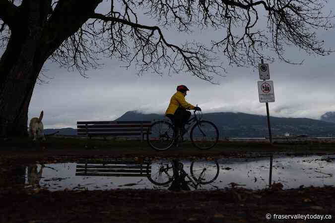 Environment Canada issues rainfall warning for Metro Vancouver, Chilliwack and Abbotsford