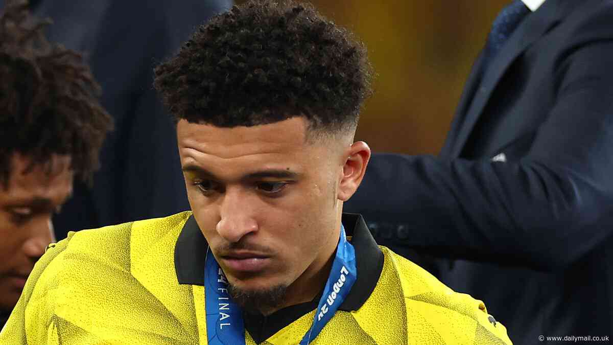Borussia Dortmund boss Edin Terzic makes bold prediction about Manchester United loanee Jadon Sancho's future after Champions League final defeat to Real Madrid