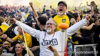 NAC promoveert: spelers onderweg naar Breda, supporters feesten erop los