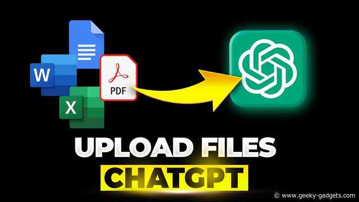 How to Upload Files to ChatGPT for Beginners