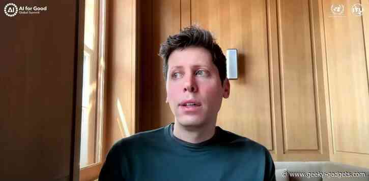 Sam Altman reveals more about the future of AI at AI for Good Global Summit