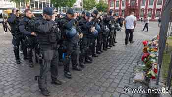 "Schmerzlicher Verlust": Erschütterte Reaktionen auf Tod des Polizisten in Mannheim