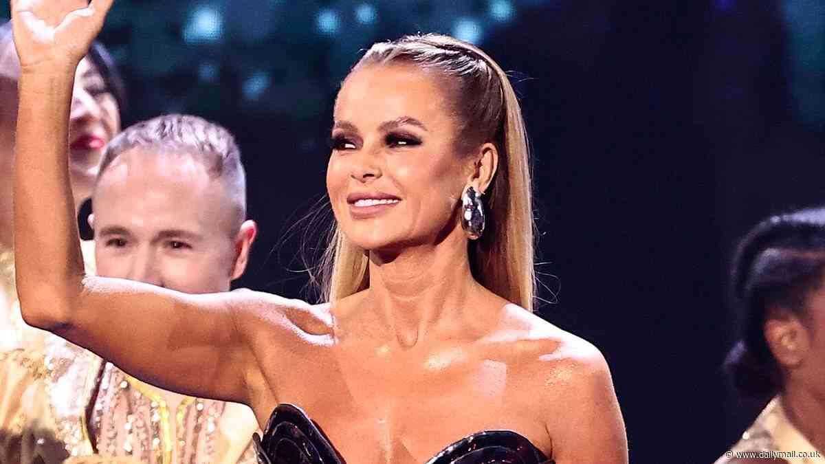 Amanda Holden goes braless in VERY risky silver corset dress for Britain's Got Talent Final after a week of racy outfits
