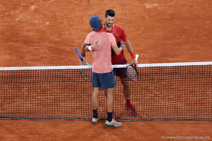 Novak Djokovic shares respect for Musetti, after their epic battle