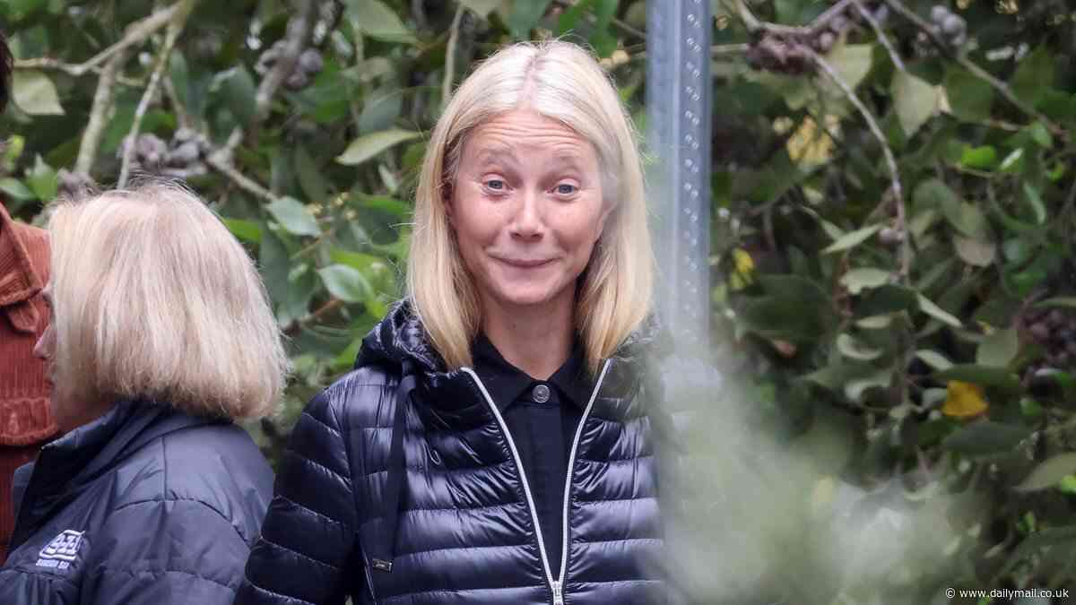 Gwyneth Paltrow brings mom Blythe Danner, 81, and husband Brad Falchuk's mom on fun outing with Katy Perry and her daughter Daisy, three, to botanical gardens in Santa Barbara