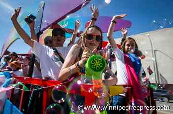 Thousands ‘transcend together’ in Winnipeg pride parade