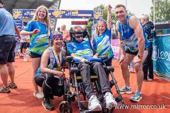 Rob Burrow's fundraising heroics as he battled MND - including tearjerking marathon finish