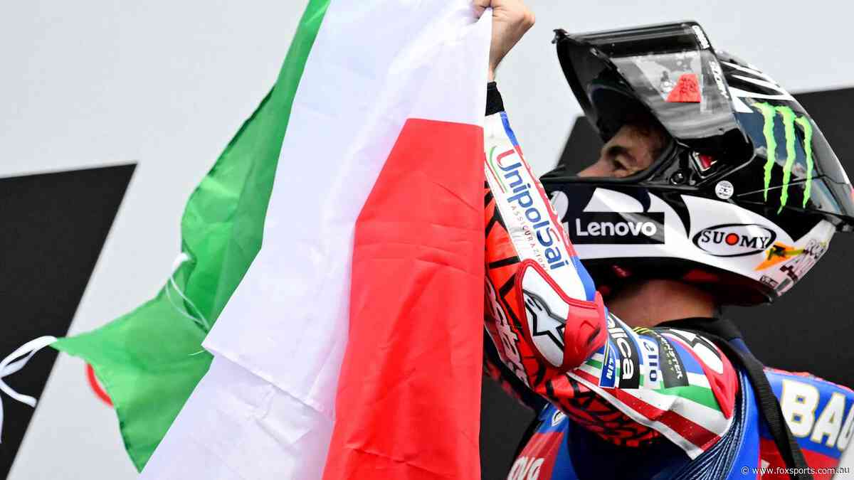 Bagnaia’s home hat-trick in Mugello masterclass as Aussie’s frustrating run rolls on
