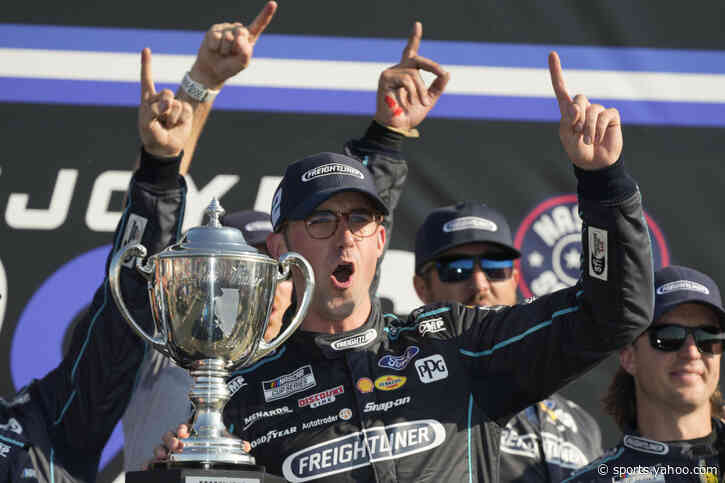 Cindric claims victory in NASCAR Cup series after Blaney slows on final lap
