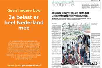 Paginagrote advertentie tegen btw-verhoging in alle Nederlandse kranten