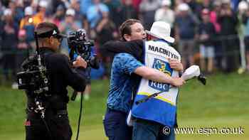 MacIntyre wins Canadian Open with dad as caddie