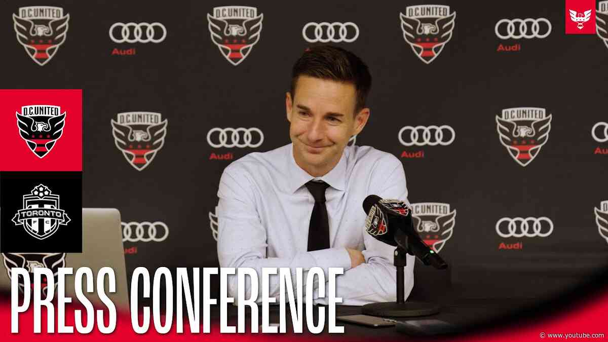 Troy Lesesne Post-Match Press Conference | D.C. United vs. Toronto FC  | MLS 2024