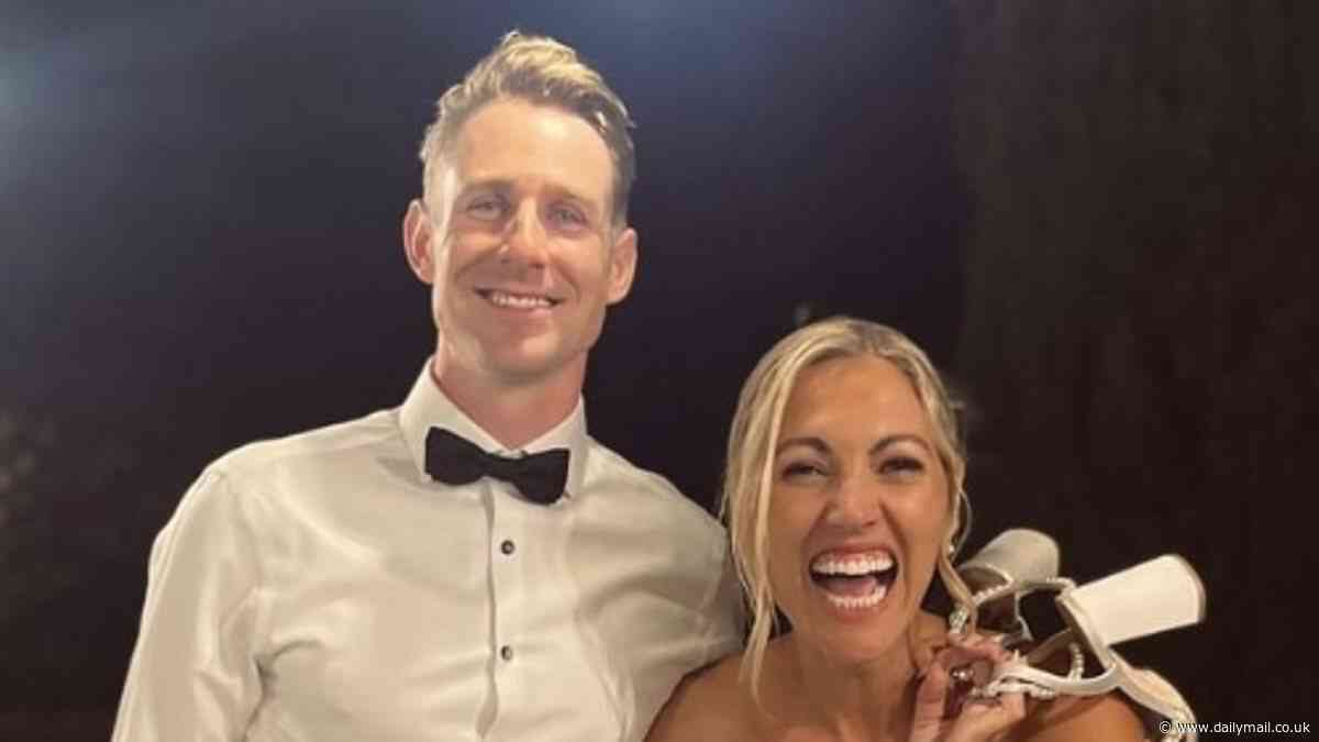 Inside Channel Nine star Lauren Tomasi's lavish wedding to Olympian Rohan Chapman-Davies in Tuscany - as bride stuns in a strapless white gown