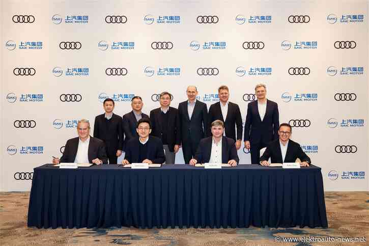 VW-Konzern baut mit Audi und SAIC China-Partnerschaft weiter aus