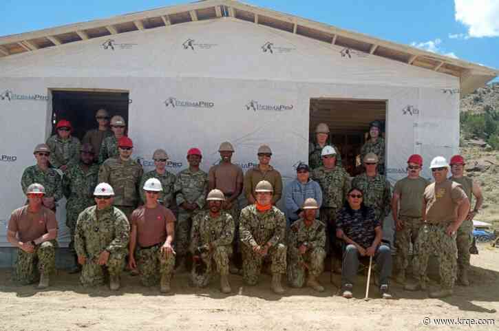 Nonprofit and military team build home for family of Navajo WWII veteran