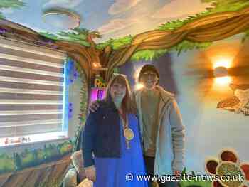 Only Fools and Horses star opens care home sensory room