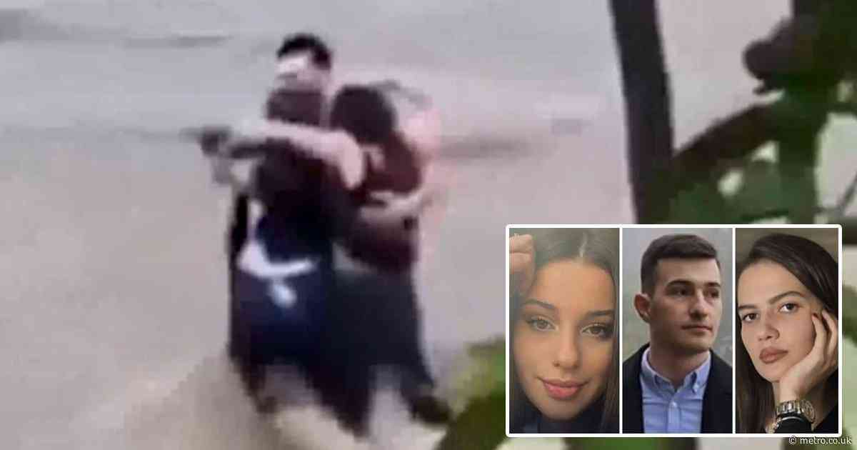 Three friends hug in ‘final embrace’ before being swept away by flash floods